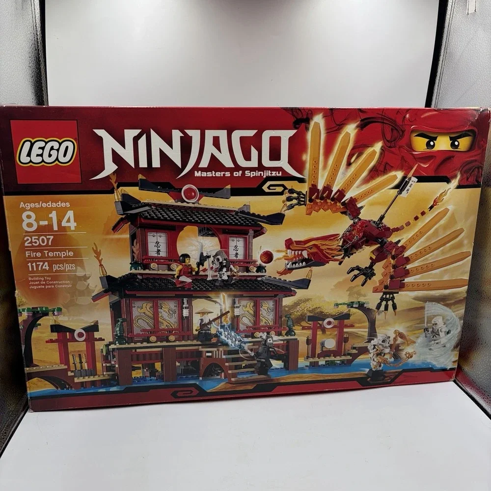 Lego Ninjago 2507 Fire Temple - Incomplete Read! Partial‎